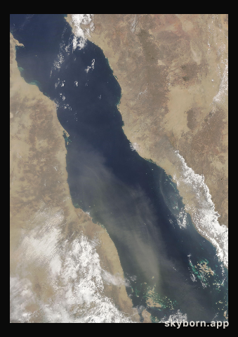 The Earth on 26 July 2021 · Red Sea