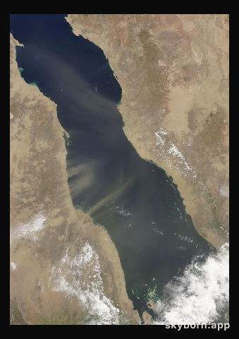 The Earth on 2 August 2021 · Red Sea