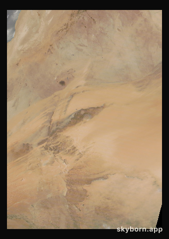 The Earth on 10 August 2021 · Eye of the Sahara, Mauritania