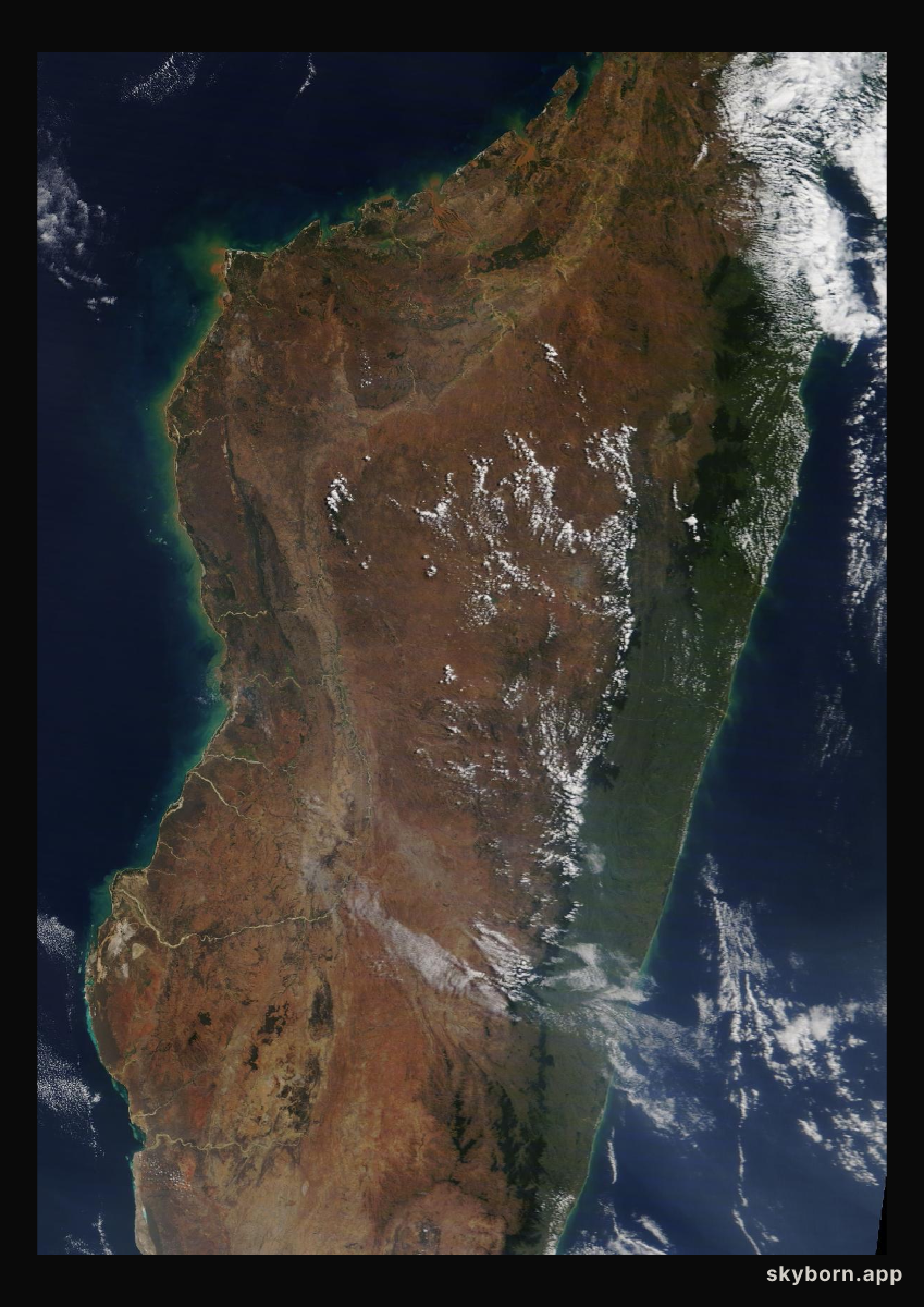 The Earth on 13 August 2021 · Madagascar