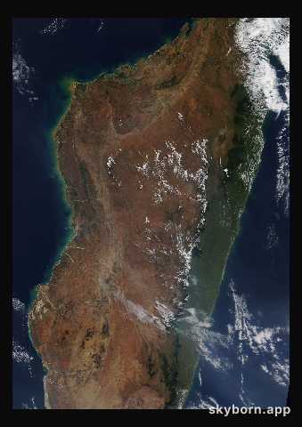 The Earth on 13 August 2021 · Madagascar