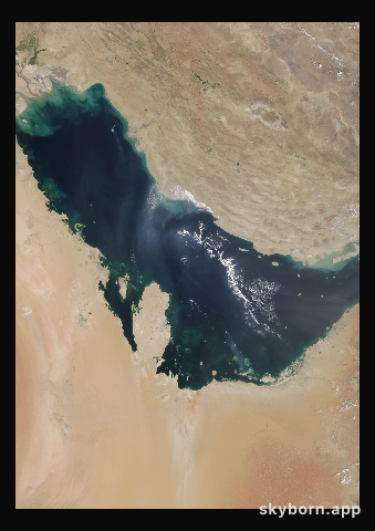 The Earth on 17 August 2021 · Persian Gulf