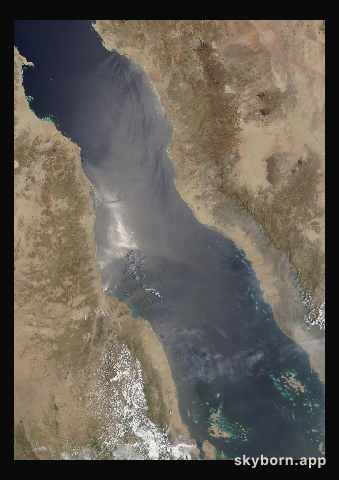The Earth on 21 August 2021 · Red Sea