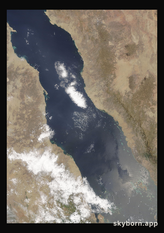The Earth on 1 September 2021 · Red Sea