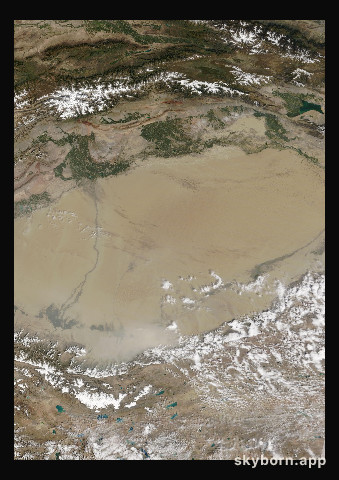 The Earth on 5 September 2021 · Taklamakan Desert
