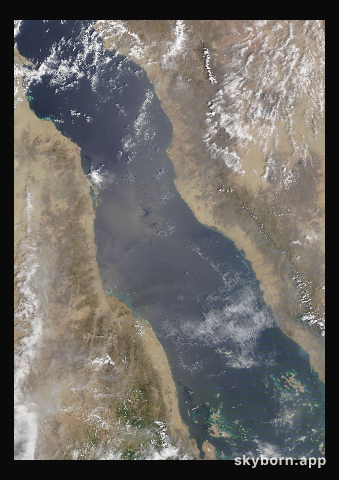 The Earth on 6 September 2021 · Red Sea