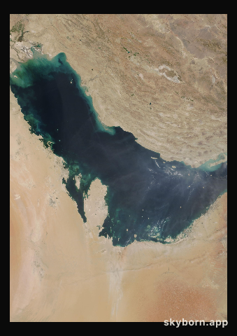 The Earth on 9 September 2021 · Persian Gulf