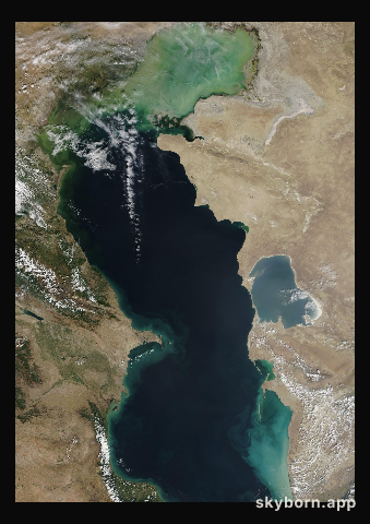 The Earth on 19 September 2021 · Caspian Sea