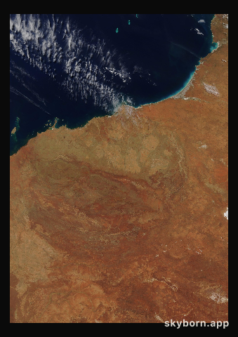 The Earth on 20 September 2021 · Pilbara, Western Australia