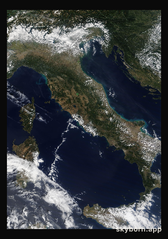The Earth on 23 September 2021 · Italy and the Adriatic