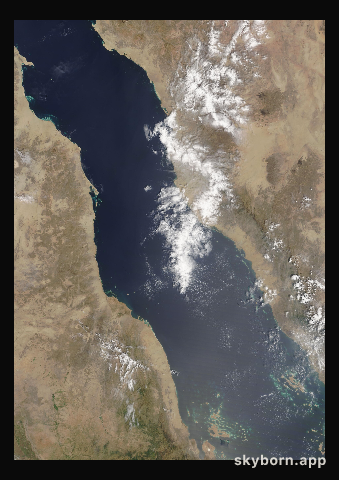 The Earth on 24 September 2021 · Red Sea