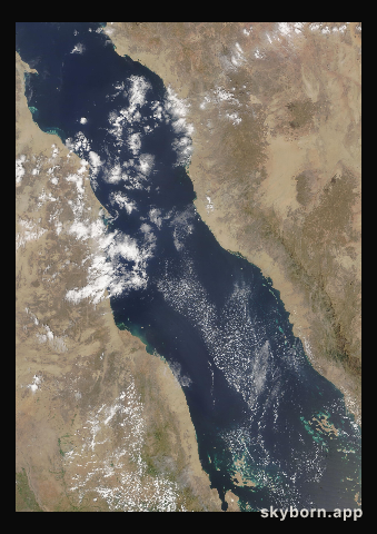 The Earth on 26 September 2021 · Red Sea
