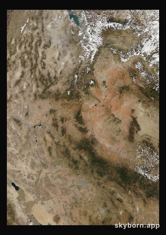 The Earth on 10 October 2021 · Colorado Plateau