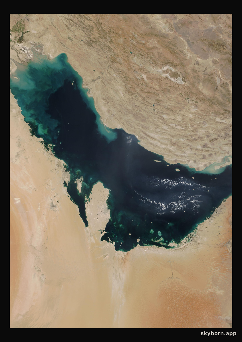 The Earth on 11 October 2021 · Persian Gulf