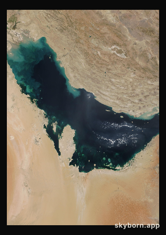 The Earth on 11 October 2021 · Persian Gulf