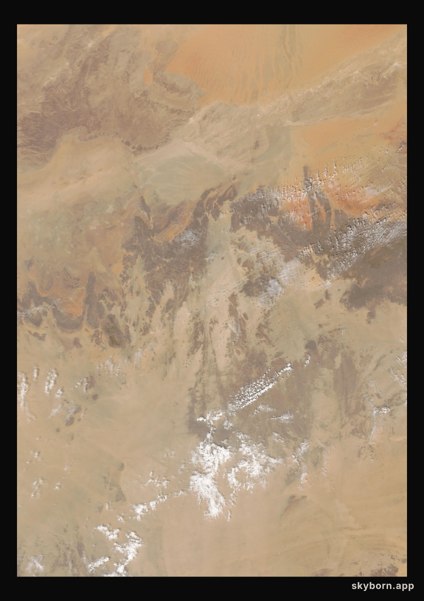 The Earth on 24 October 2021 · Sahara, Algeria