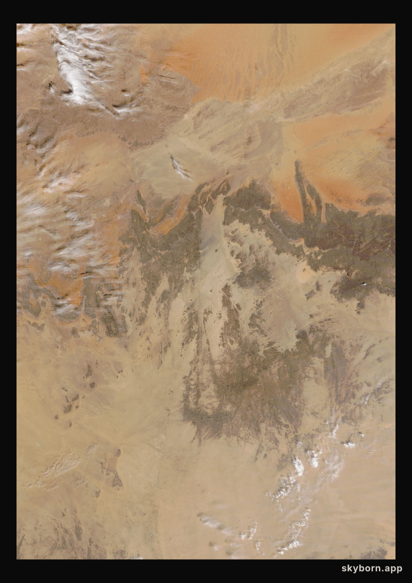 The Earth on 25 October 2021 · Sahara, Algeria