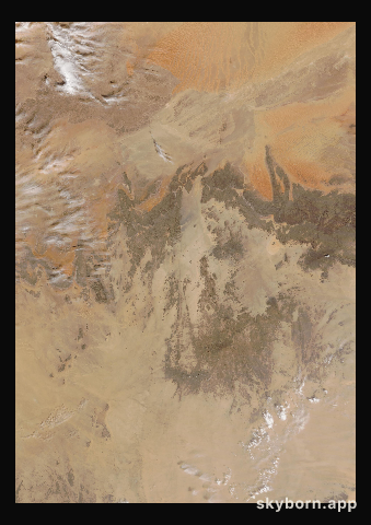 The Earth on 25 October 2021 · Sahara, Algeria