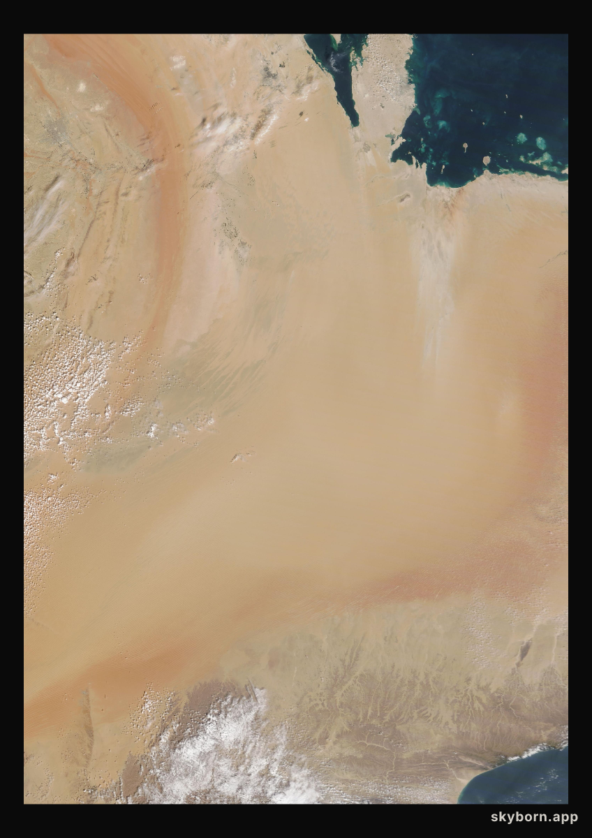 The Earth on 30 October 2021 · Empty Quarter, Arabia