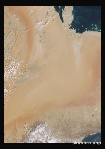 The Earth on 30 October 2021 · Empty Quarter, Arabia
