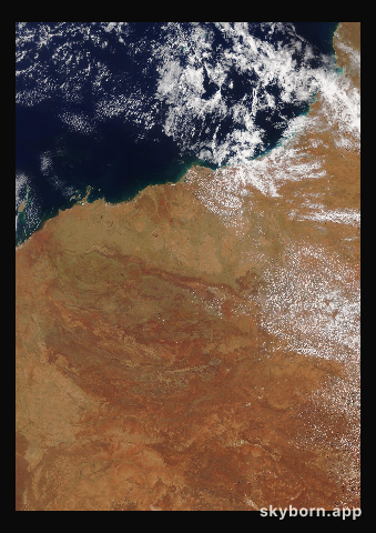 The Earth on 31 October 2021 · Pilbara, Western Australia