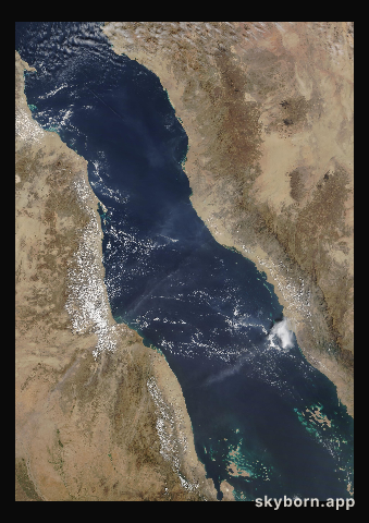 The Earth on 2 November 2021 · Red Sea