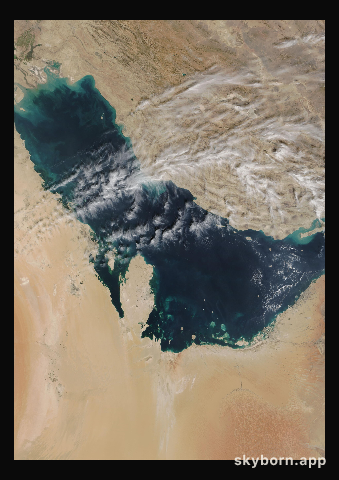 The Earth on 3 November 2021 · Persian Gulf