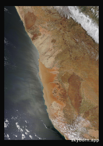 The Earth on 8 November 2021 · Namib Desert