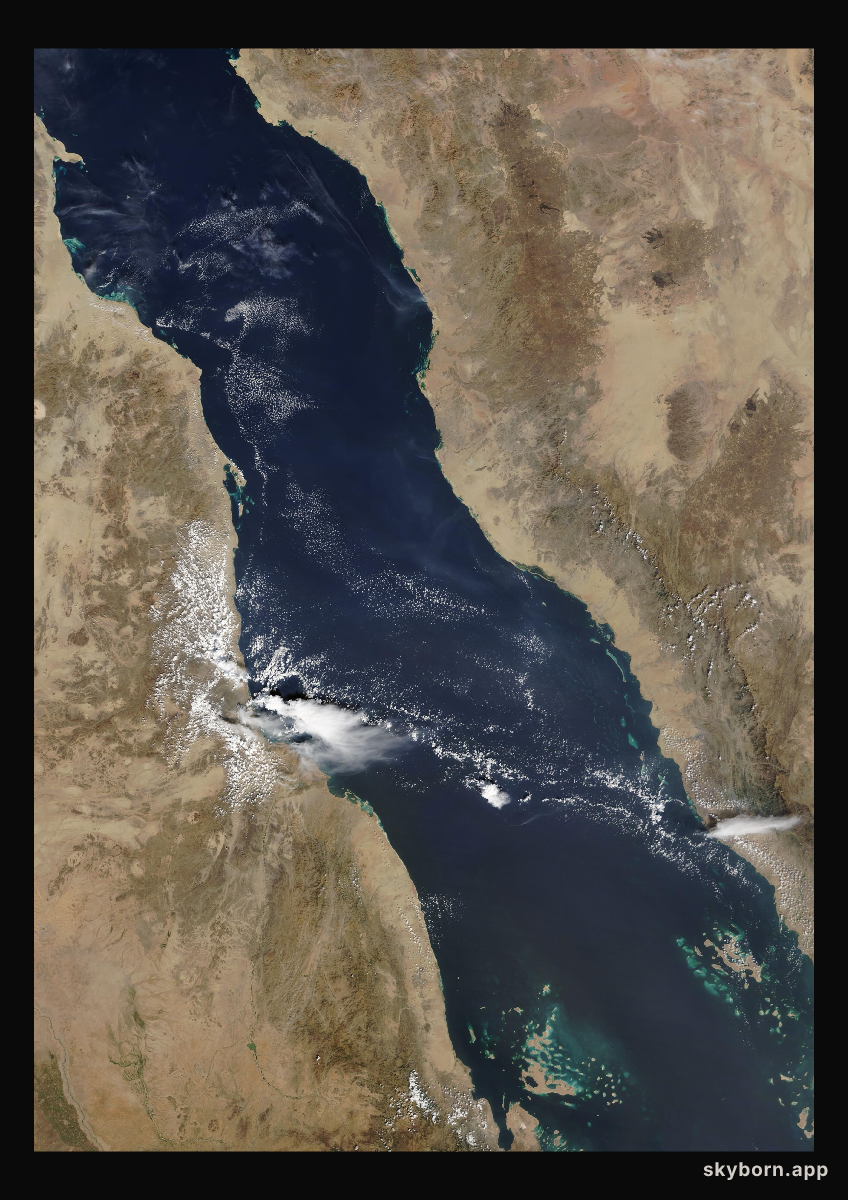 The Earth on 11 November 2021 · Red Sea