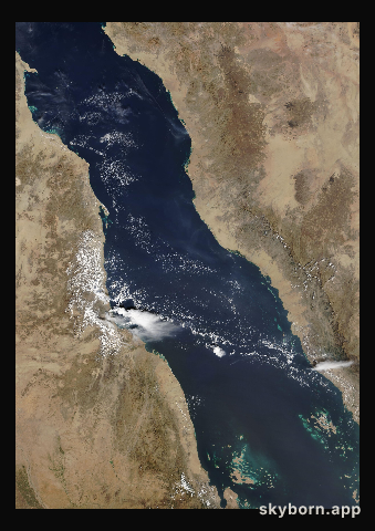 The Earth on 11 November 2021 · Red Sea