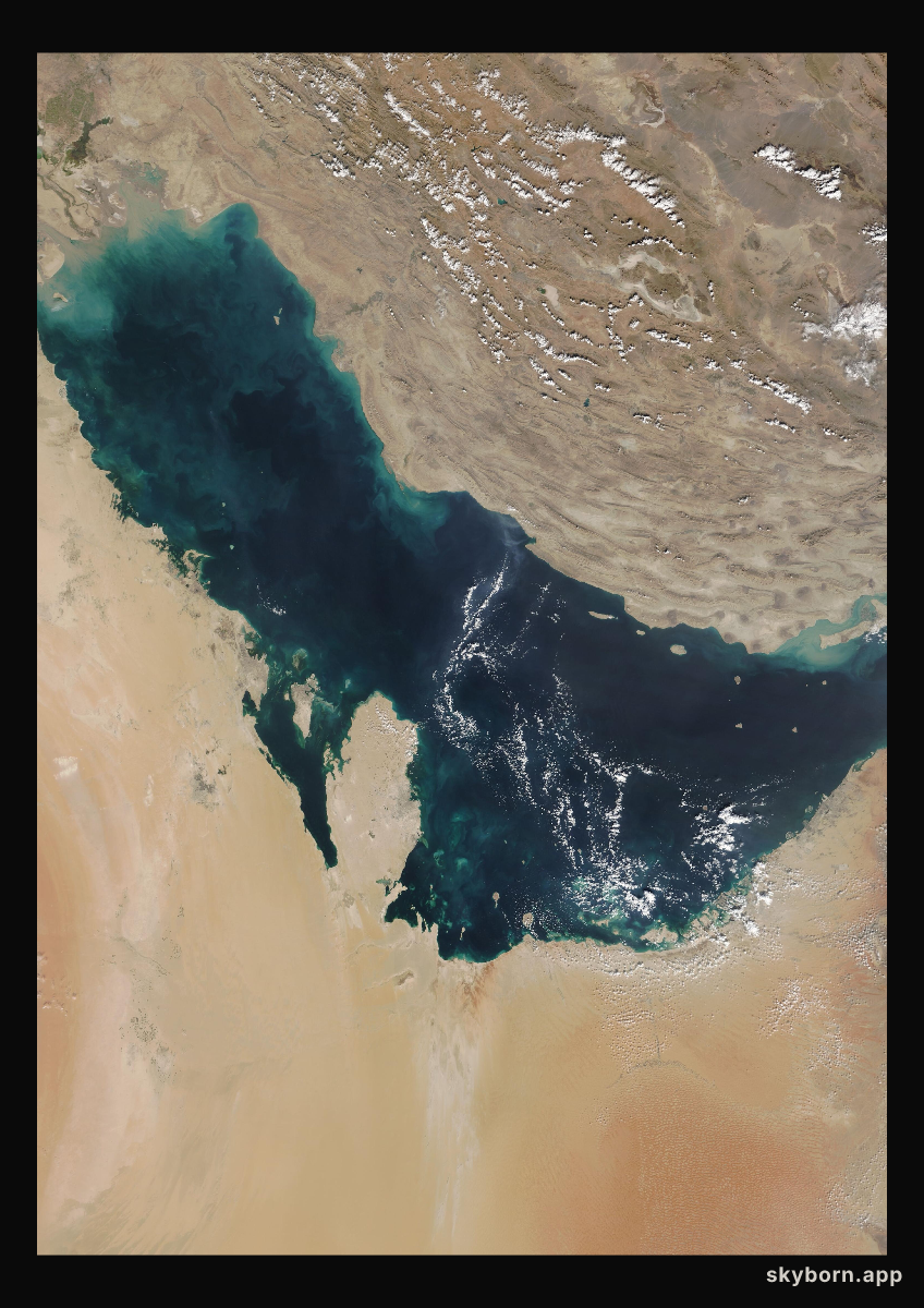 The Earth on 19 November 2021 · Persian Gulf