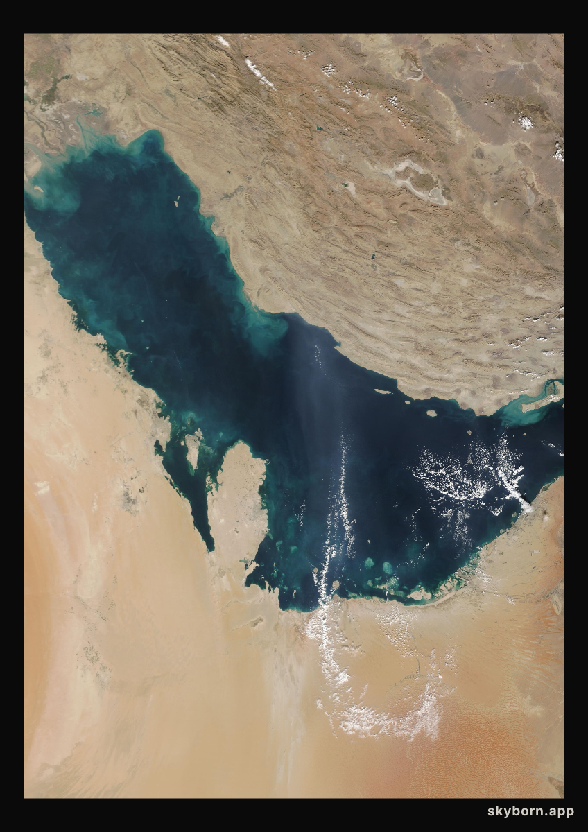 The Earth on 30 November 2021 · Persian Gulf