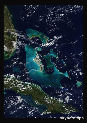 The Earth on 8 December 2021 · Bahamas