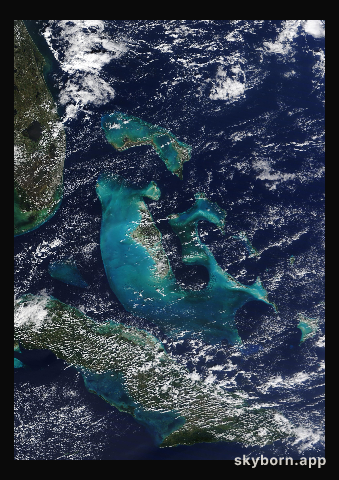 The Earth on 13 December 2021 · Bahamas