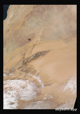 The Earth on 16 December 2021 · Eye of the Sahara, Mauritania
