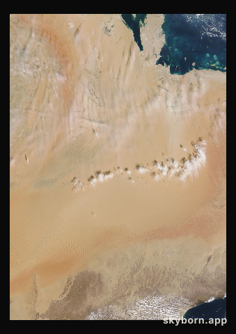 The Earth on 17 December 2021 · Empty Quarter, Arabia