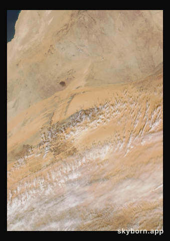 The Earth on 24 December 2021 · Eye of the Sahara, Mauritania