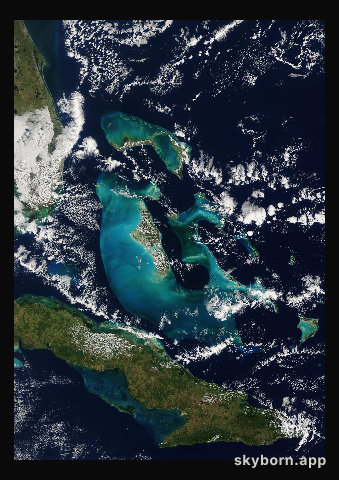 The Earth on 28 December 2021 · Bahamas