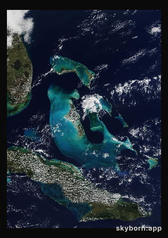 The Earth on 31 December 2021 · Bahamas