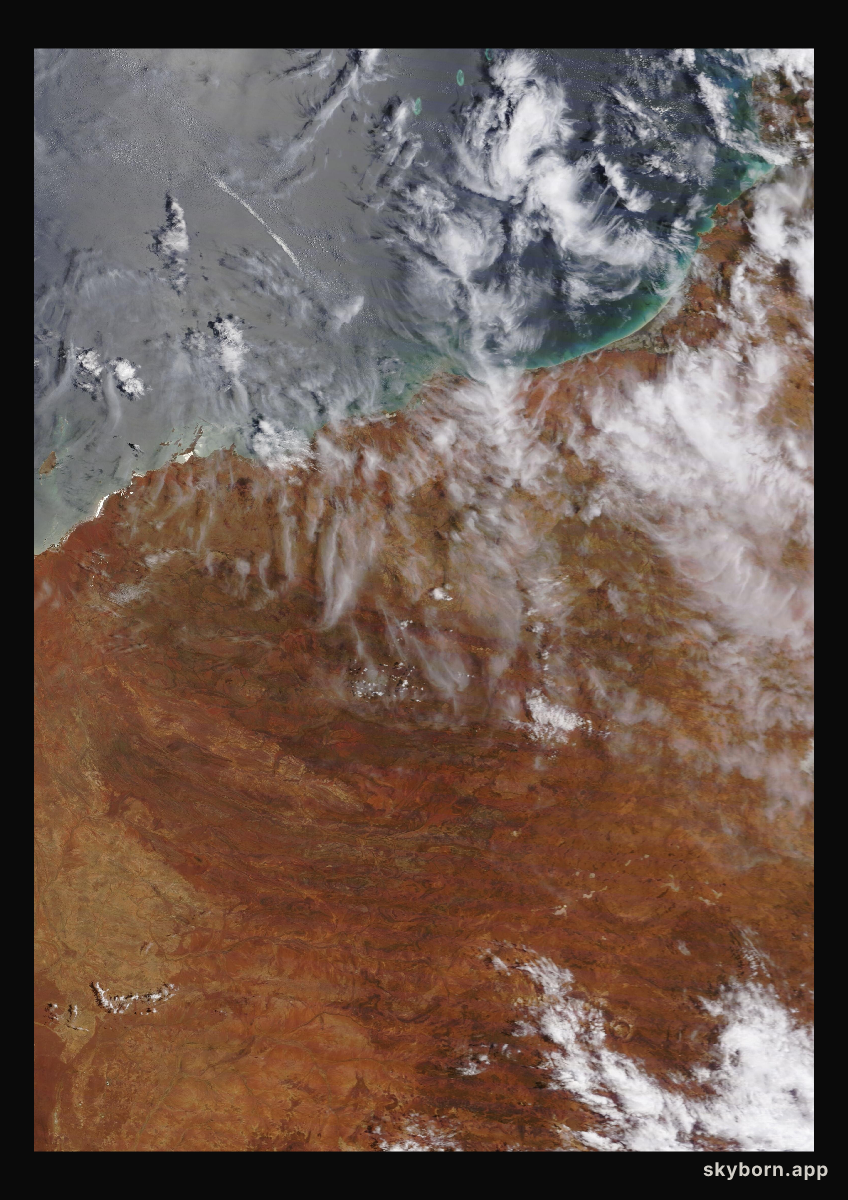 The Earth on 4 January 2022 · Pilbara, Western Australia