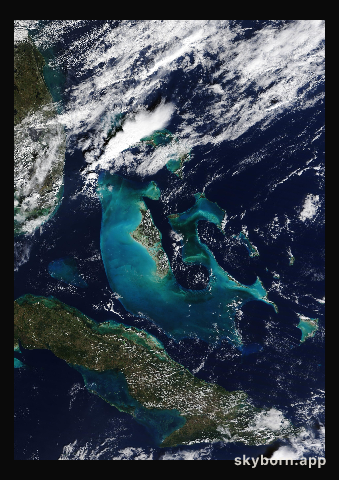 The Earth on 7 January 2022 · Bahamas