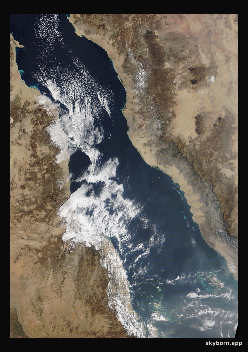 The Earth on 26 January 2022 · Red Sea