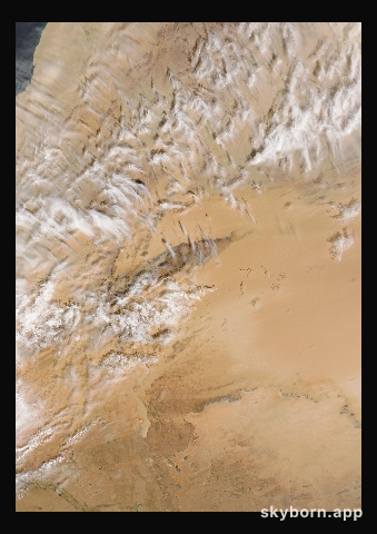 The Earth on 28 January 2022 · Eye of the Sahara, Mauritania