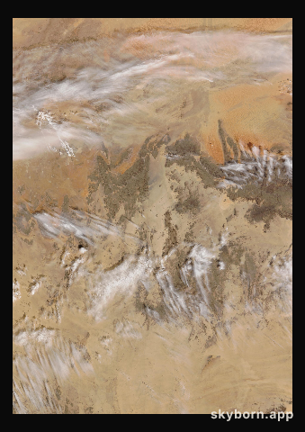 The Earth on 29 January 2022 · Sahara, Algeria