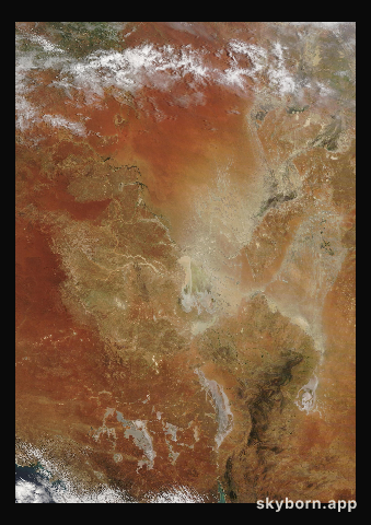 The Earth on 3 February 2022 · Lake Eyre, Australia