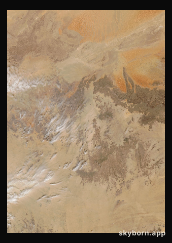 The Earth on 18 February 2022 · Sahara, Algeria