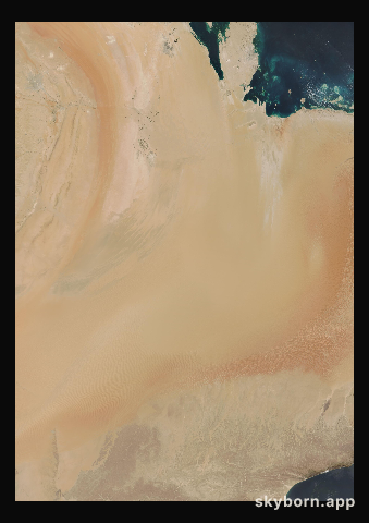The Earth on 23 February 2022 · Empty Quarter, Arabia