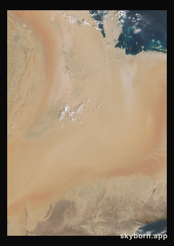 The Earth on 26 February 2022 · Empty Quarter, Arabia