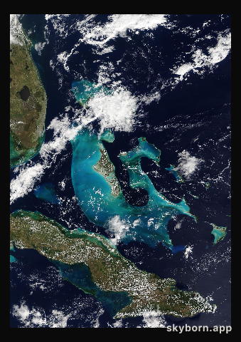 The Earth on 28 February 2022 · Bahamas