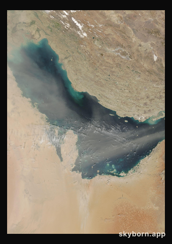 The Earth on 6 March 2022 · Persian Gulf